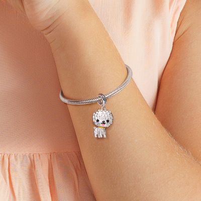 Bichon Puppy Pendant