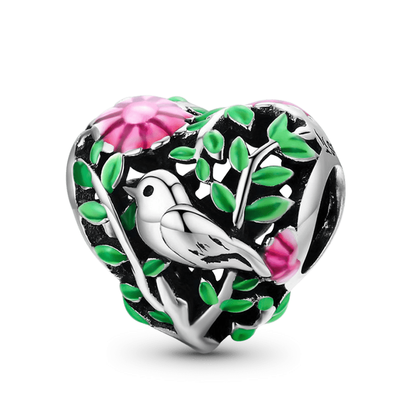 Bird in the Woods Charm
