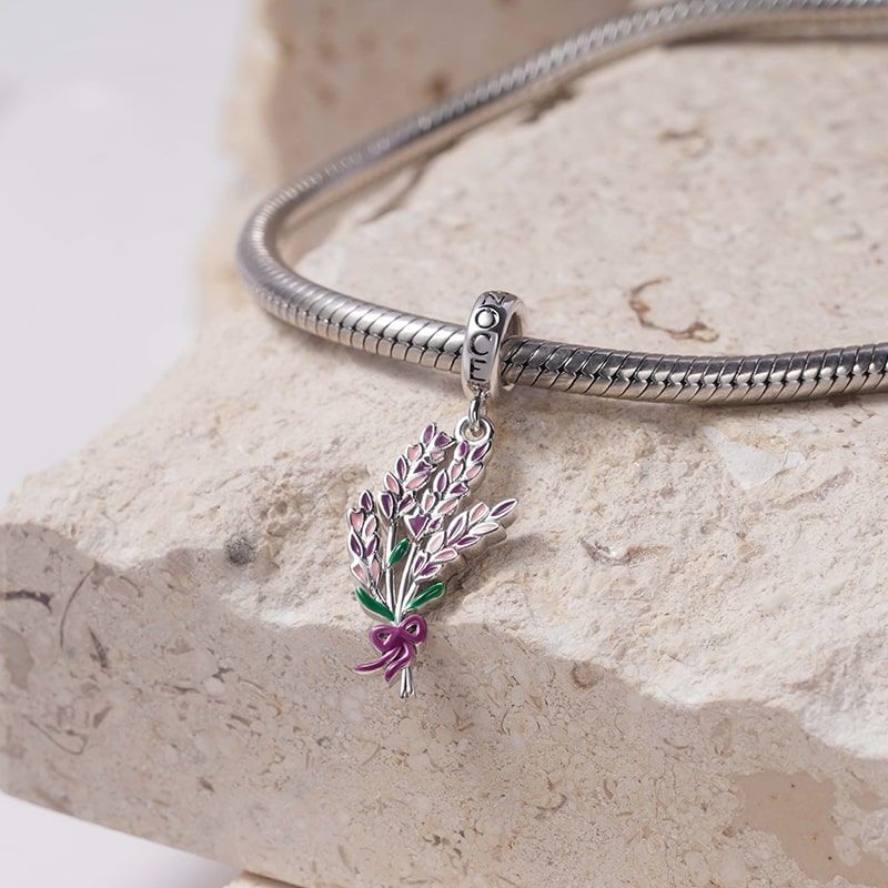 Lavender Flower Pendant