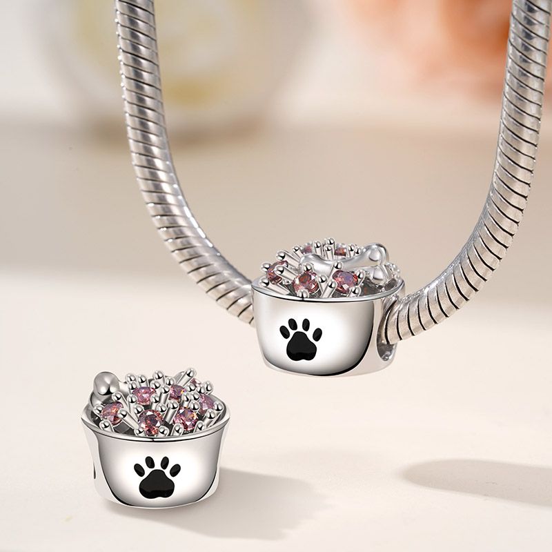 Pet Food Bowl Charm
