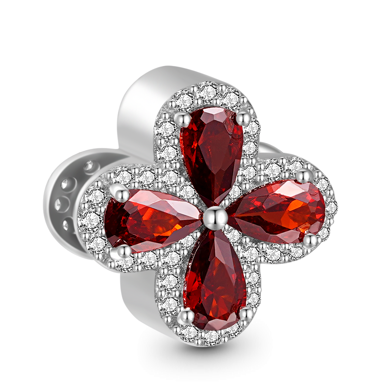 Clover Birthstone Charm