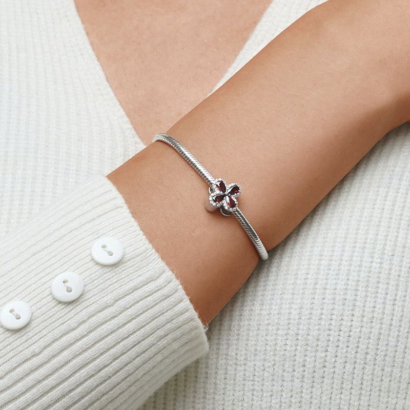 Clover Birthstone Charm