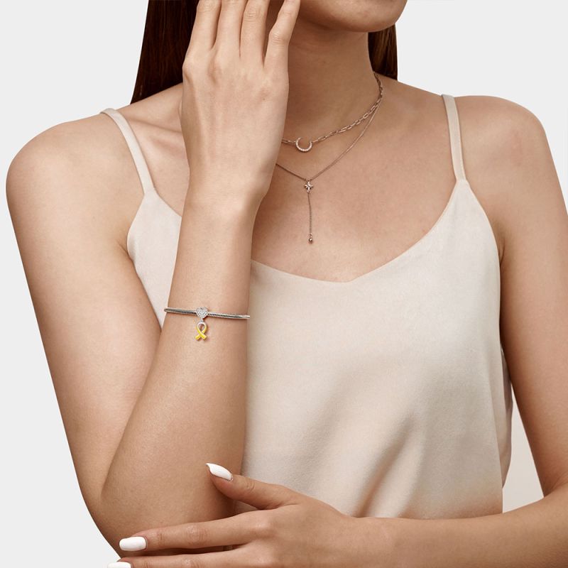 Yellow Ribbon Charm