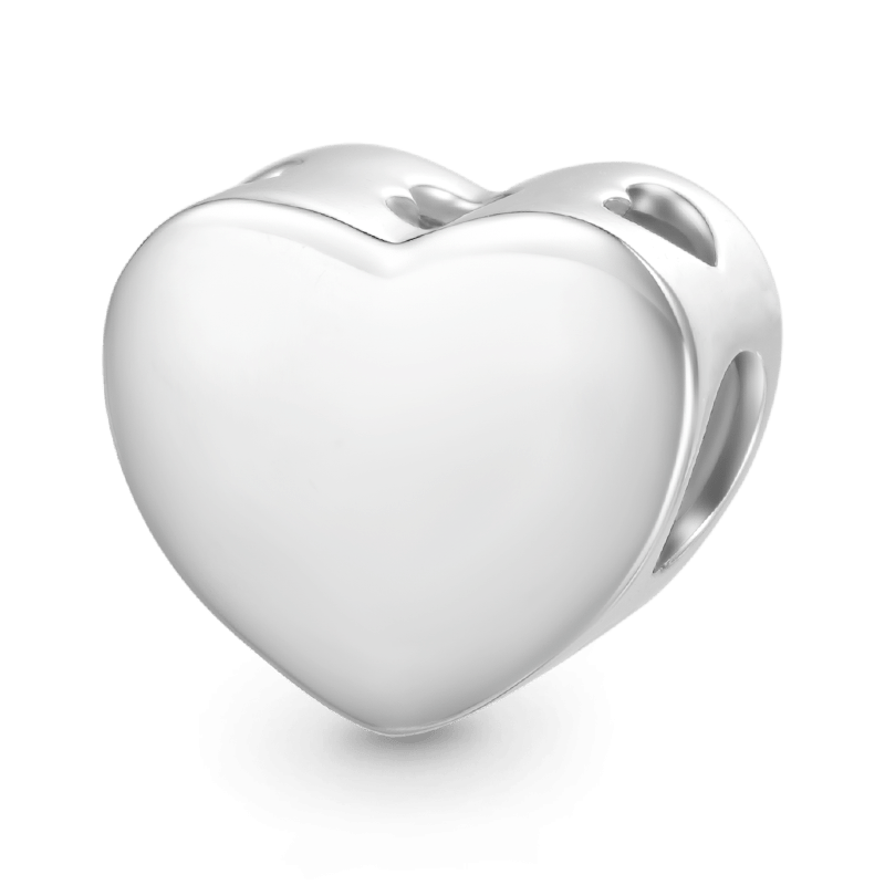 Love Heart Engravable Charm