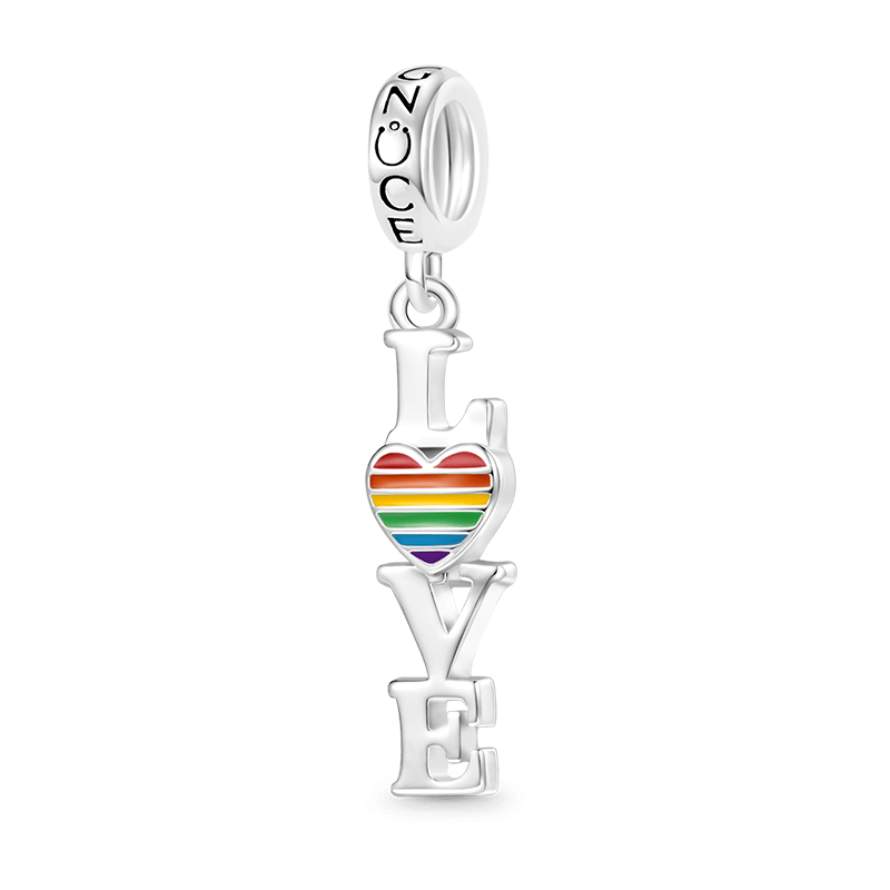 Rainbow Heart Pendant
