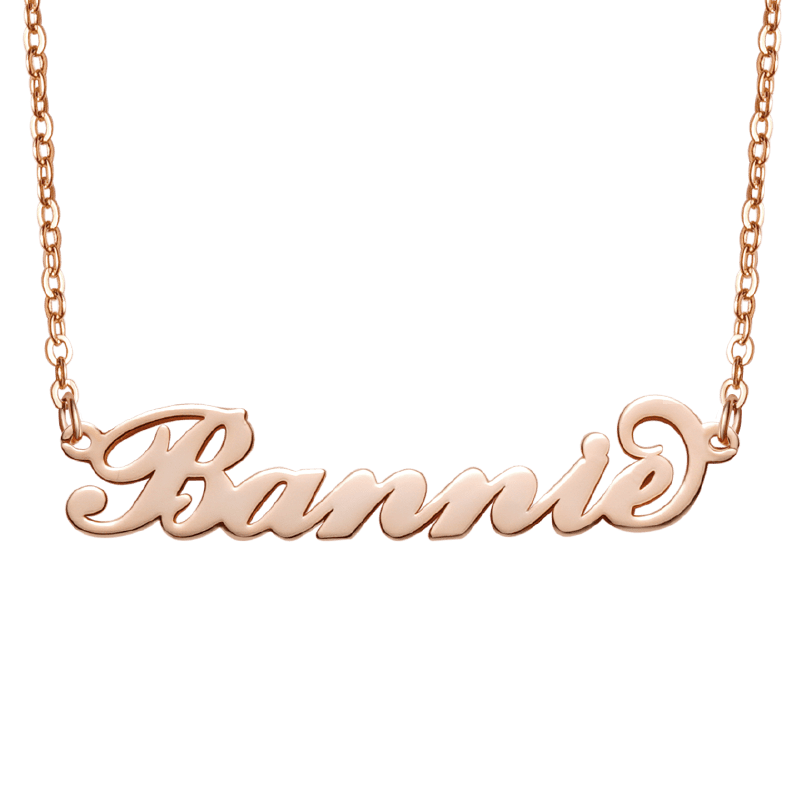 Casual 18K Rose Gold Necklace