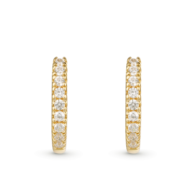 Round Diamond Stud Earrings