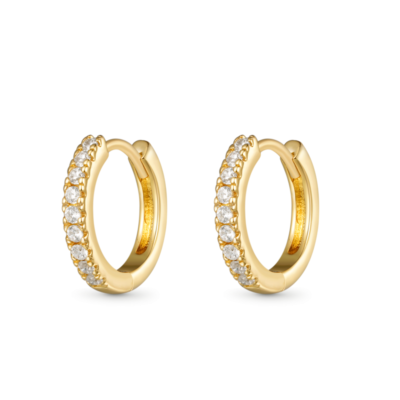 Round Diamond Stud Earrings