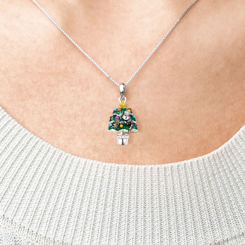 Christmas Tree Necklace
