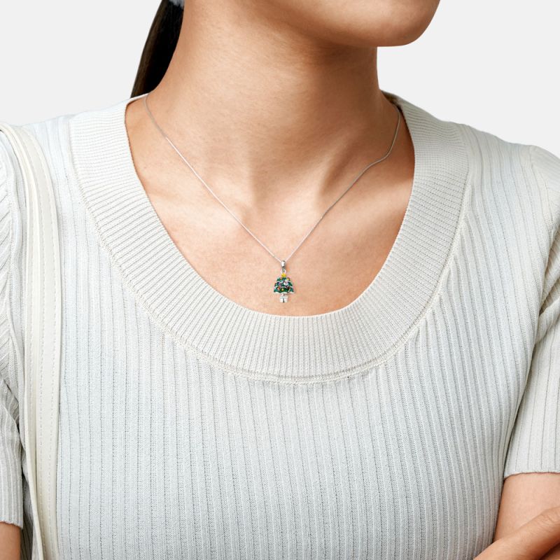 Christmas Tree Necklace