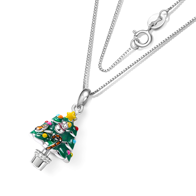 Christmas Tree Necklace