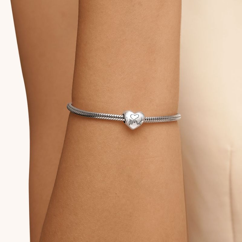 Friends Are Family We Choose Love Heart Charm