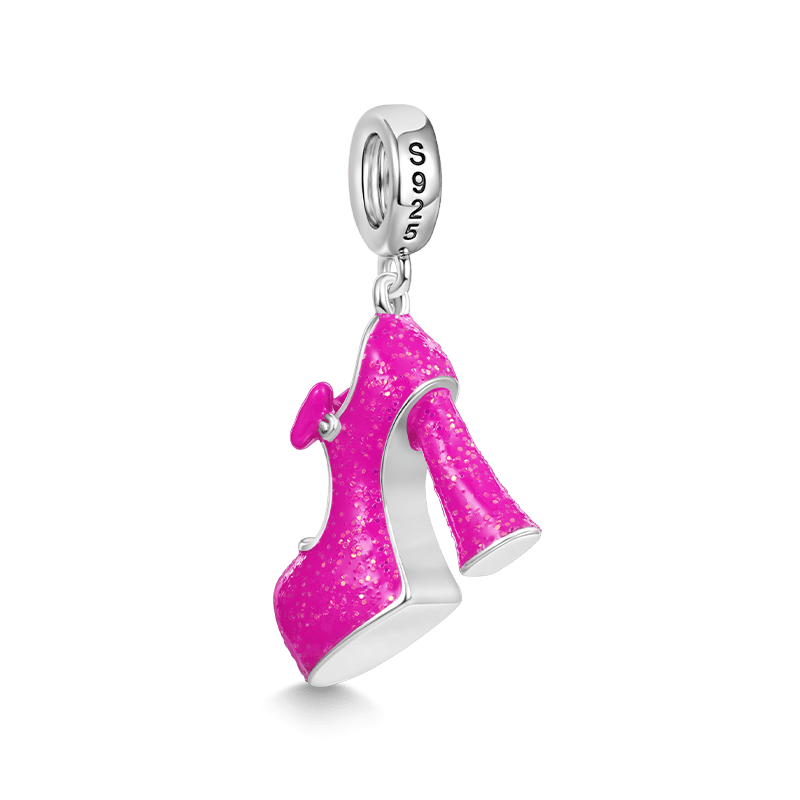 Pink High Heel Pendant