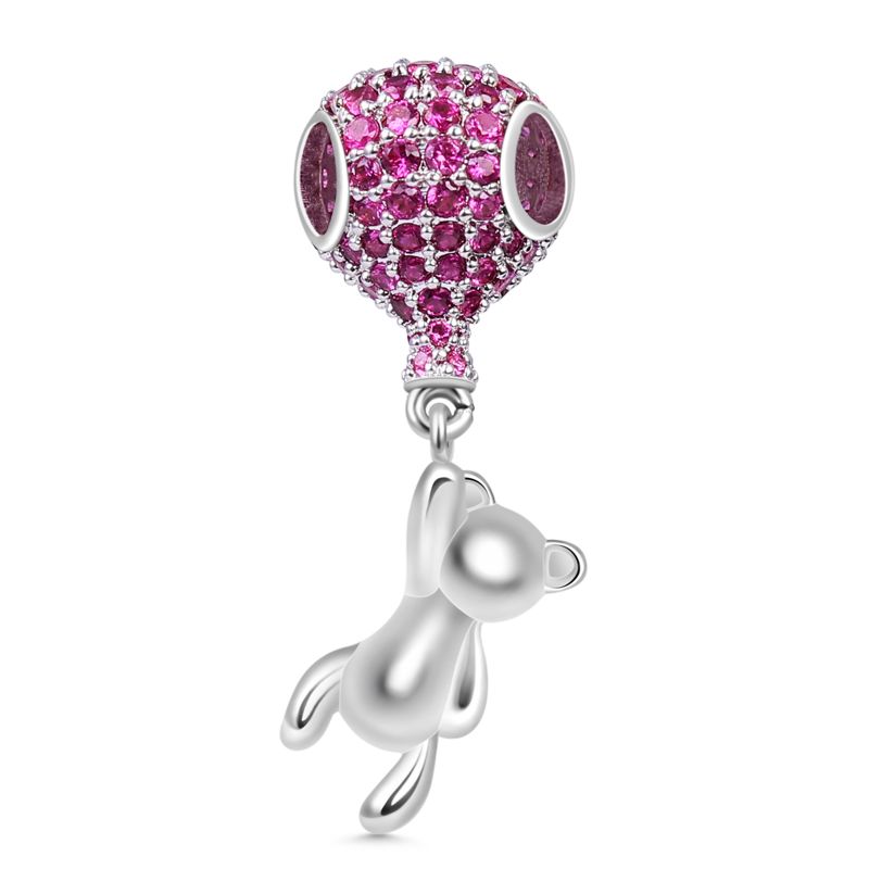 Bear With Balloon Charm