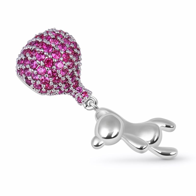 Bear With Balloon Charm