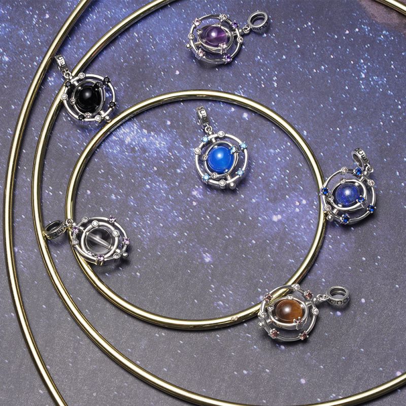 Lapis Lazuli Galaxy Pendant