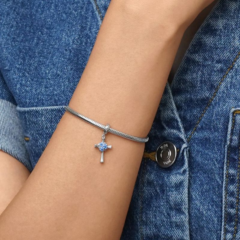 Flower Cross Pendant