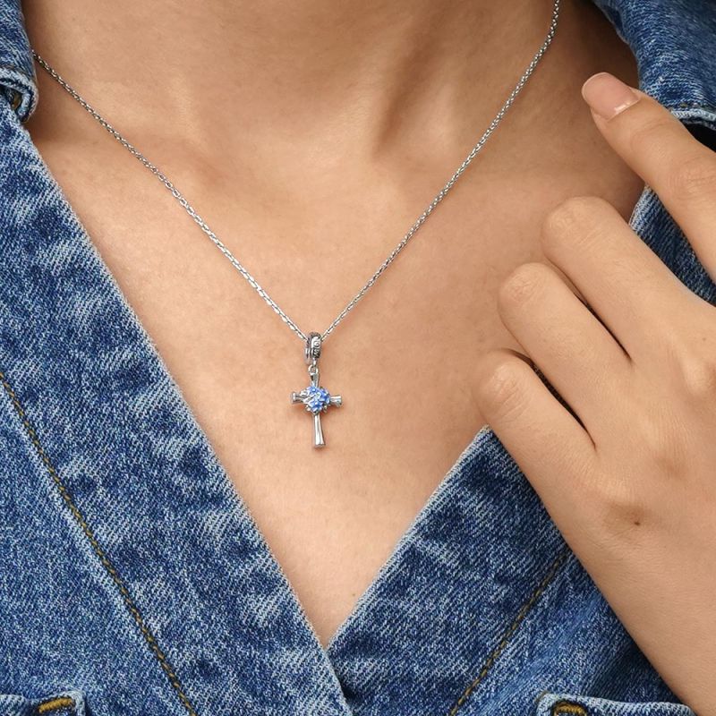 Flower Cross Pendant