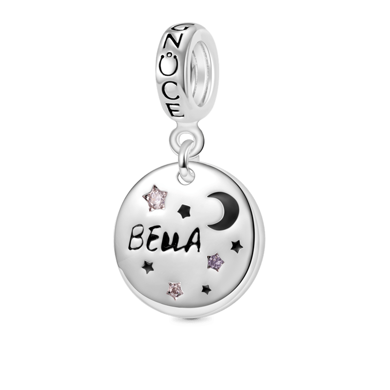 Star Disk Engravable Pendant