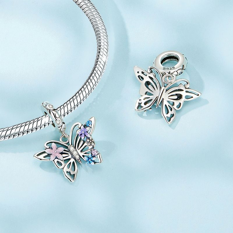Flower Butterfly Pendant