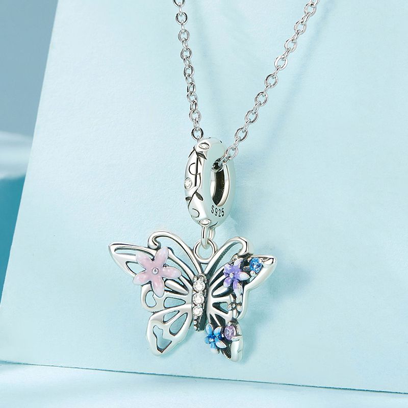 Flower Butterfly Pendant