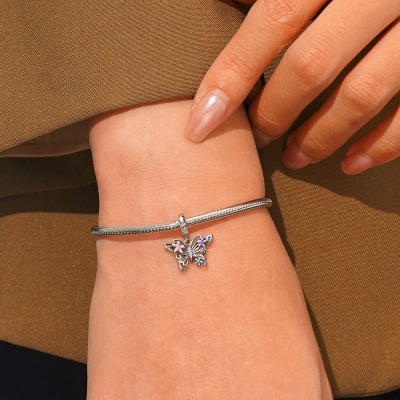 Flower Butterfly Pendant