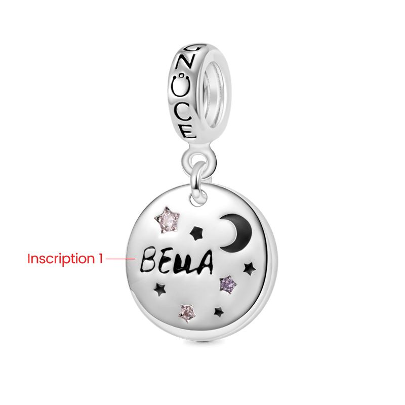 Star Disk Engravable Pendant