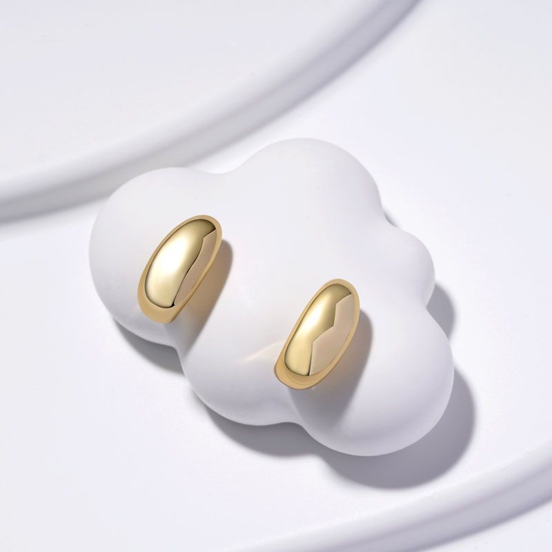Minimalist Domed Stud Earrings