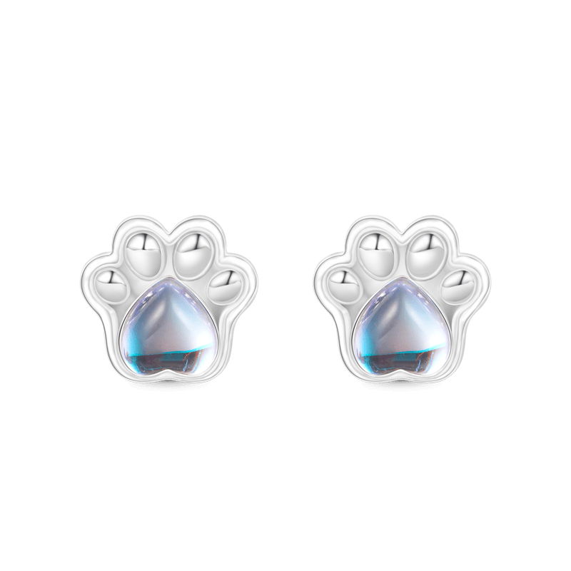 Pet Paw Stud Earrings