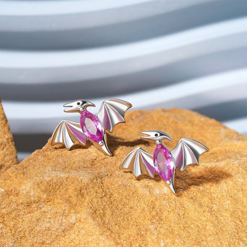 Pterodactyl Stud Earrings