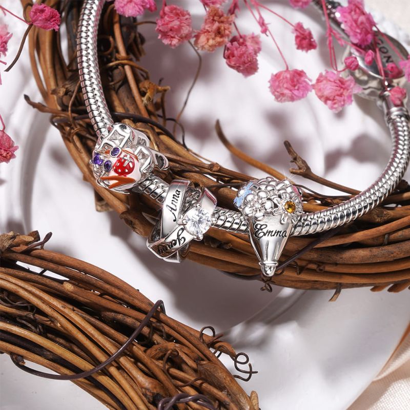 Couple Rings Charm