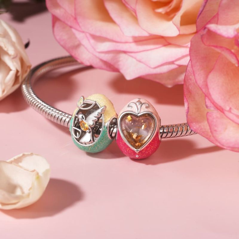 Easter Egg Hummingbird Charm