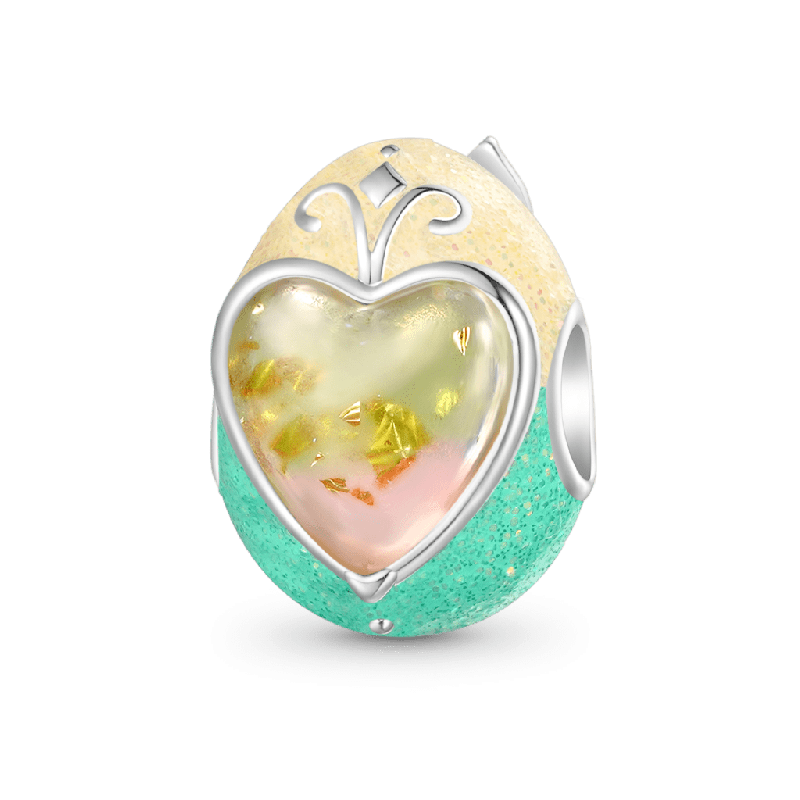 Easter Egg Hummingbird Charm