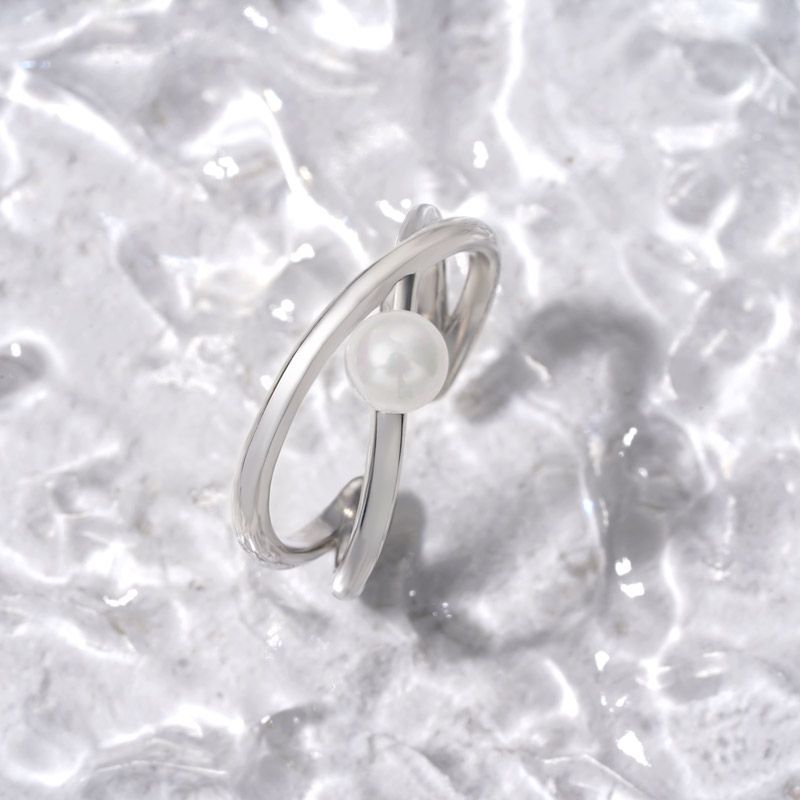 Wrap Pearl Band Ring