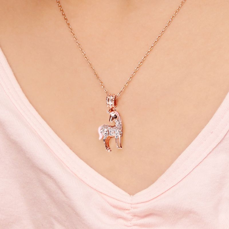 Pink Unicorn Pendant