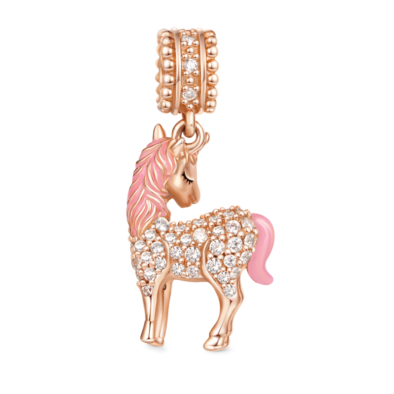 Pink Unicorn Pendant