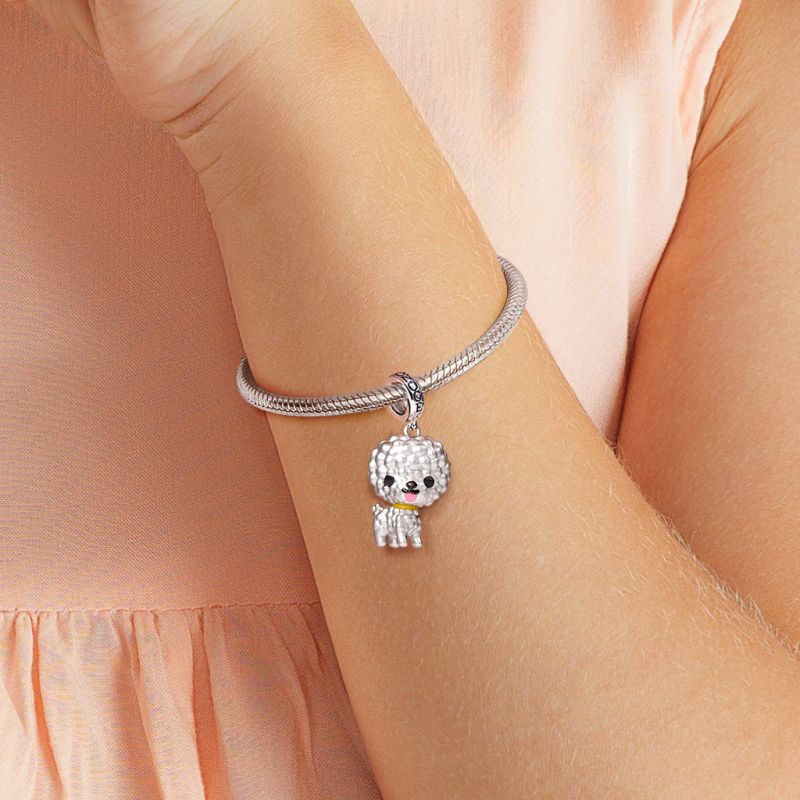 Bichon Puppy Pendant