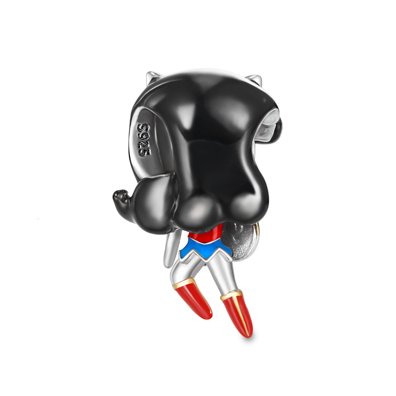 Super Girl Cat Charm