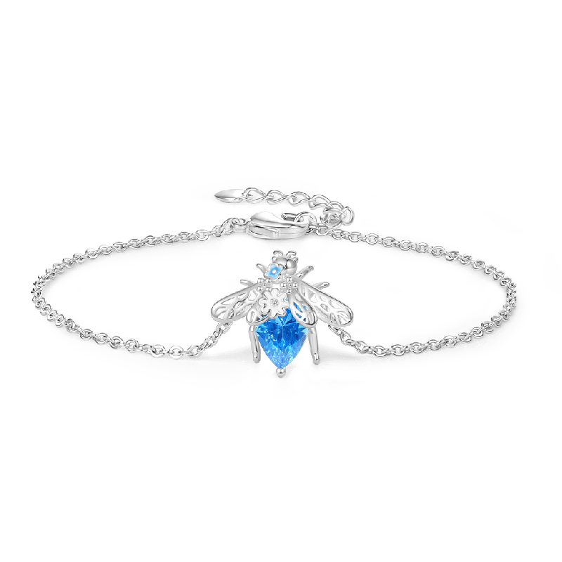 Blue Bee Bracelet