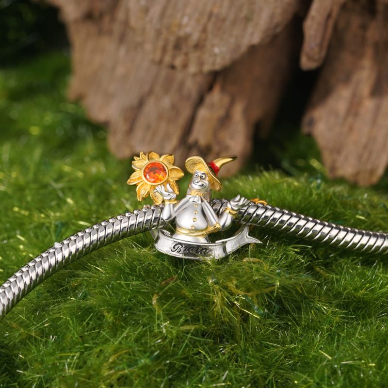 Scarecrow Sunflower Charm