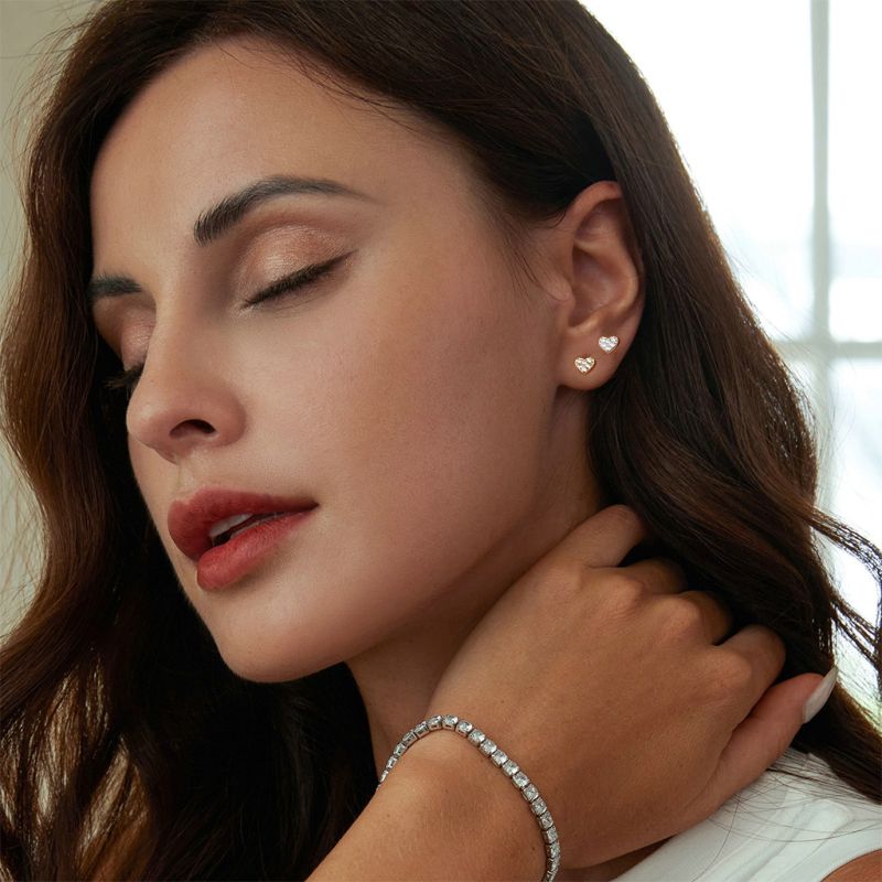 Simple Love Stud Earrings