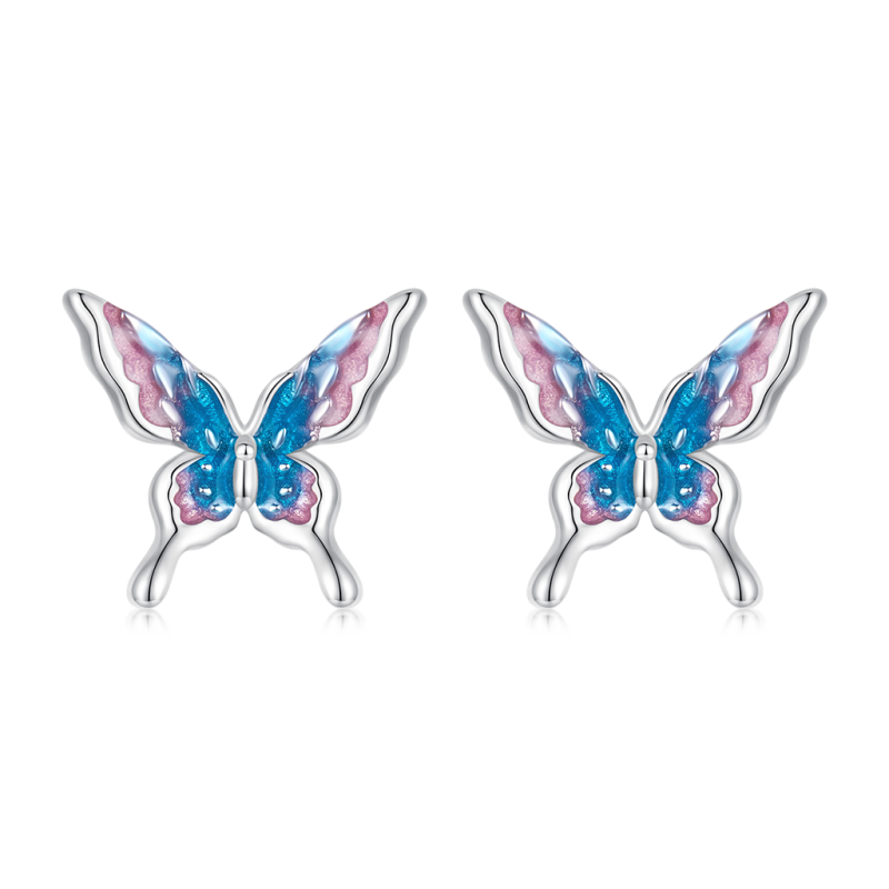 Aura Butterfly  Stud Earrings