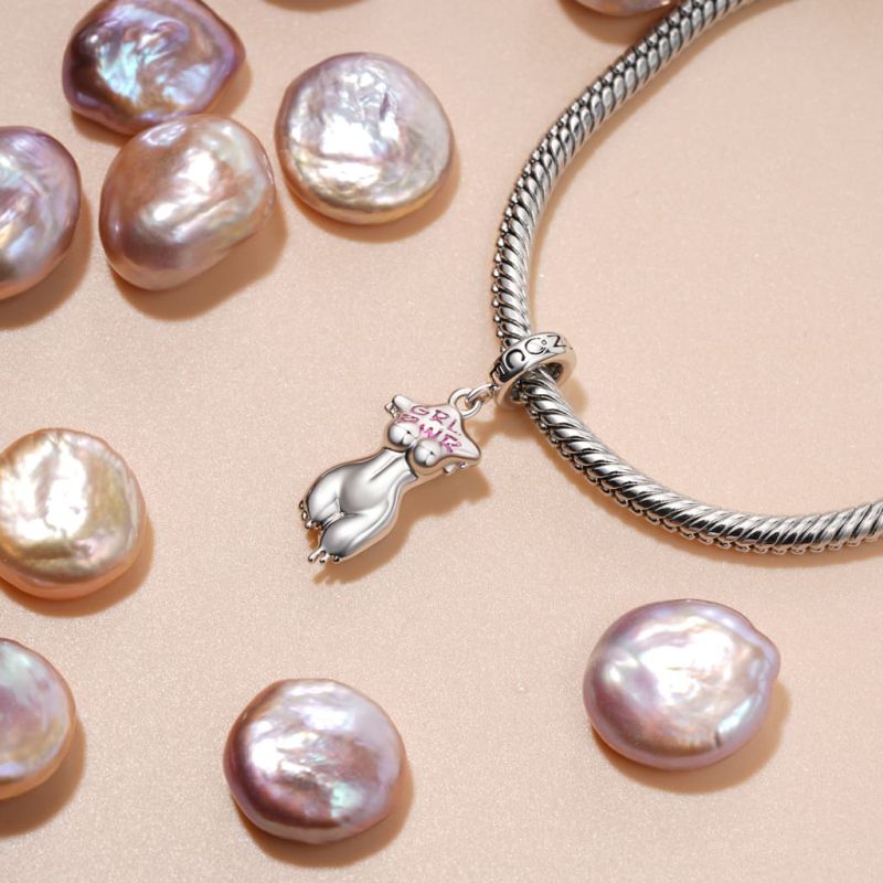 Girl Power Human Body Pendant