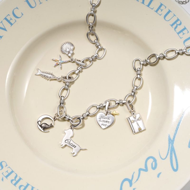 HOLY BIBLE Cross Clasp Clusters Charm