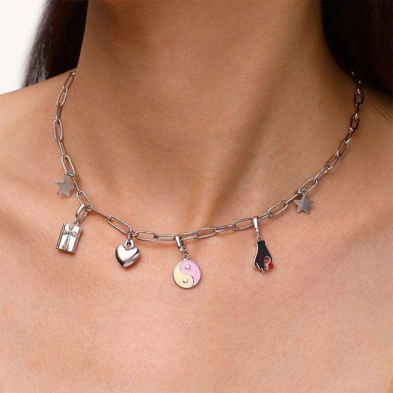 HOLY BIBLE Cross Clasp Clusters Charm