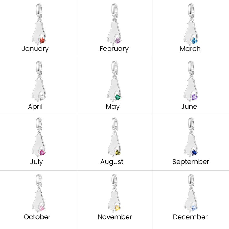 Love Gesture Clasp Clusters Charm