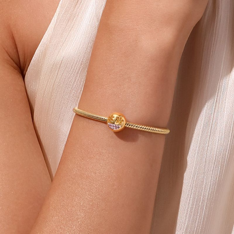 emoji Star-obsessed Face Charm
