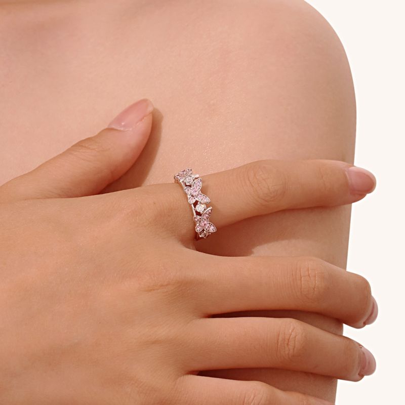 Brilliant Butterfly Ring