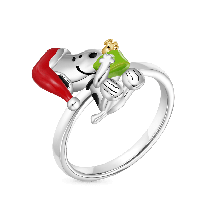 Peanuts Christmas Snoopy Ring