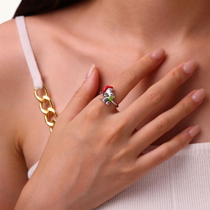 Peanuts Christmas Snoopy Ring